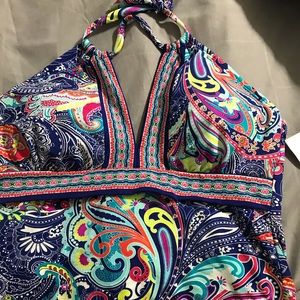 NWT Liz Claiborne tankini top